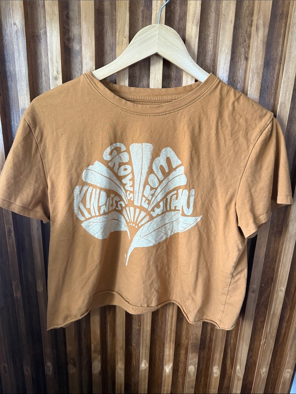SONOMA Cropped Relaxed Gardener Graphic Tee. Size S